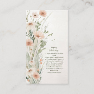 Eine kleine Wildblume Girl Books für Baby Begleitkarte