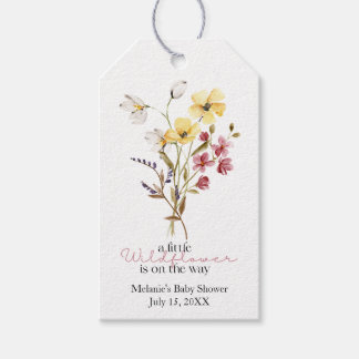 Eine kleine Wildblume ist auf der Spendenmarke "Wa Geschenkanhänger