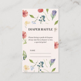 Eine kleine Wildblume Kinderdusche Einladung