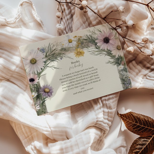 Eine kleine Wildblume Naturbücher für Baby Begleitkarte (Von Creator hochgeladen)