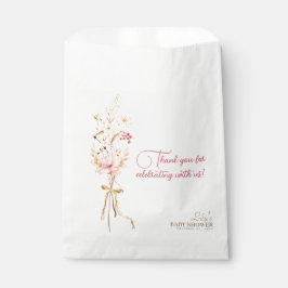 Eine kleine Wildblume rustikale Boho Nature Babydu Geschenktütchen