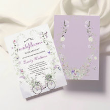 Eine kleine Wildblumen-Frühlings-Baby-Party