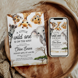Eine kleine wilde Einladung   Safari Baby Shower