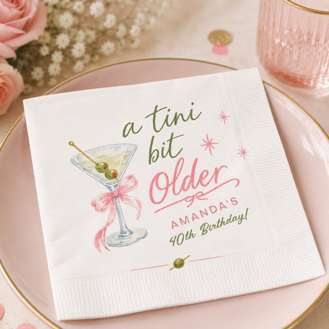 Eine Kleinigkeit Älter Geburtstagsserviette Serviette (Von Creator hochgeladen)