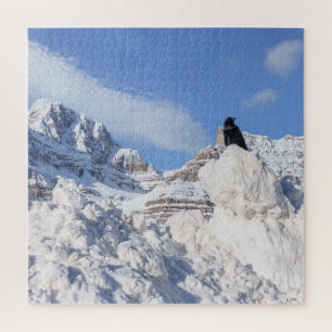 Eine Kneipe am Crowfoot Mountain Alberta Kanada Puzzle