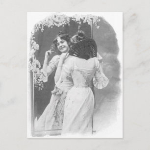 Eine Kokette Postkarte