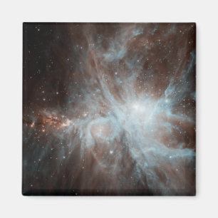 Eine Kolonie heißer junger Sterne im Orionnebel Magnet