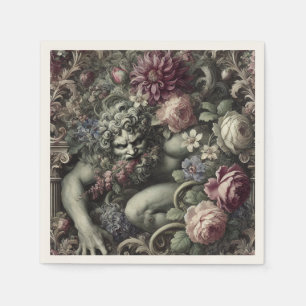 🎭 Eine kolossale Komödie – Gothic Victorian Serviette