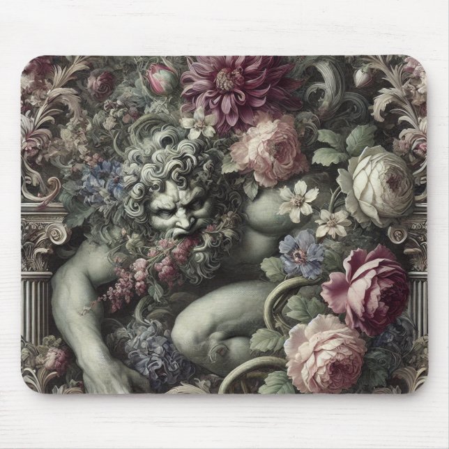 🎭 Eine Kolossalkomödie - gotisch Viktorianisch Mousepad (Vorne)