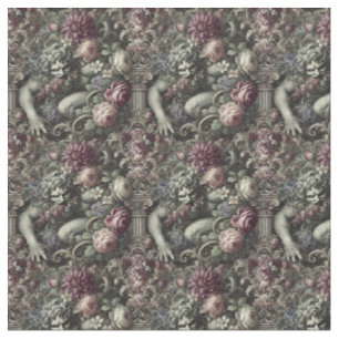 Eine Kolossalkomödie - gotische Dense Tile Stoff