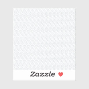 Eine komplett weiße, funkellose Oberfläche füllt d Aufkleber