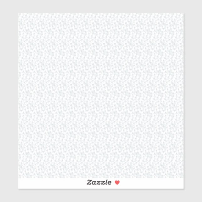 Eine komplett weiße, funkellose Oberfläche füllt d Aufkleber (Blatt)