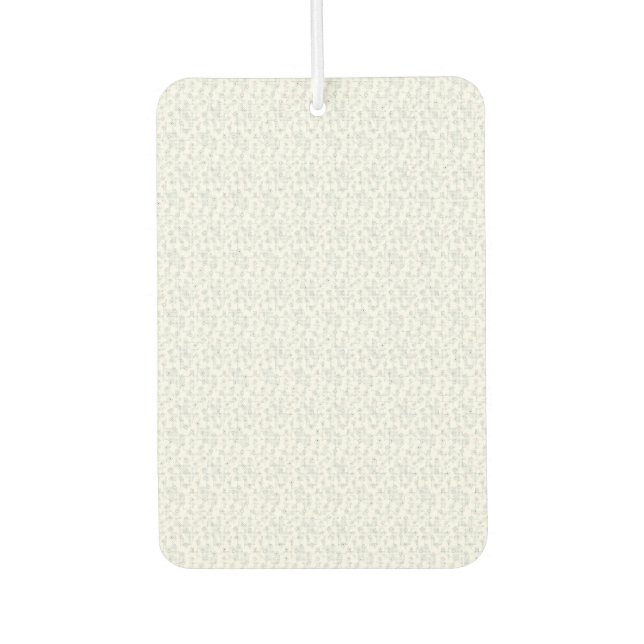 Eine komplett weiße, funkellose Oberfläche füllt d Autolufterfrischer (Vorderseite)