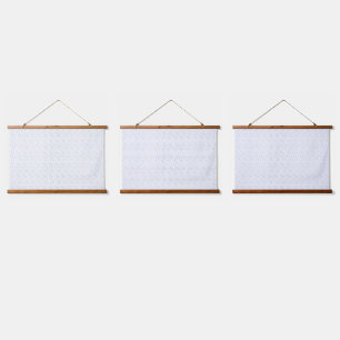 Eine komplett weiße, funkellose Oberfläche füllt d Wandteppich Mit Holzrahmen