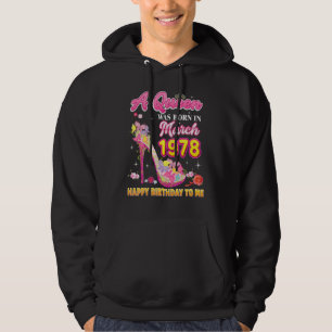 Eine Königin war im März 1978 glücklich zum Geburt Hoodie
