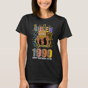 Eine Königin wurde im Dezember 1990 Geboren 32 Jah T-Shirt