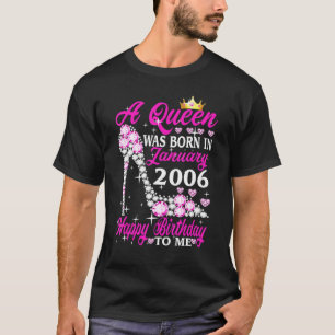 Eine Königin wurde im Januar 2006 17. Geburtstag H T-Shirt