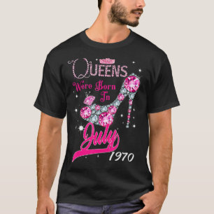 Eine Königin wurde im Juli 1970 zum 52. Geburtstag T-Shirt