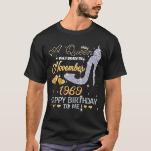 Eine Königin wurde im November 1969 Geboren 52. Ge T-Shirt