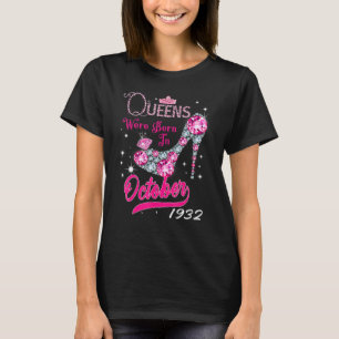 Eine Königin wurde im Oktober 1932 Geboren, zum 90 T-Shirt