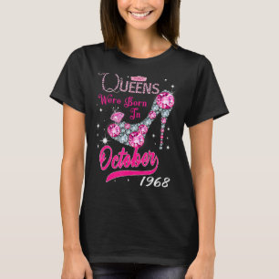Eine Königin wurde im Oktober 1968 Geboren, zum 54 T-Shirt