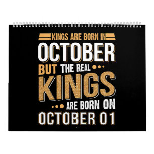 Eine Königin wurde im Oktober geboren Alles Gute z Kalender