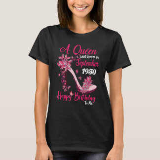 Eine Königin wurde im September 1950 Geboren, glüc T-Shirt
