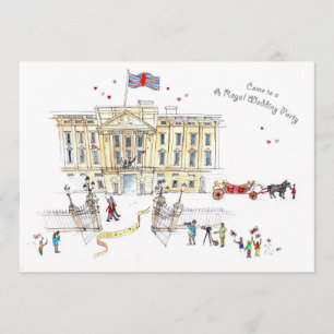 Eine königliche Hochzeitsfeier Einladung