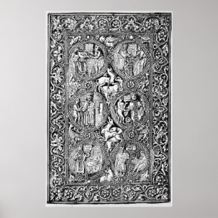 Eine Kopie des Psalters von Königin Melisende aus  Poster