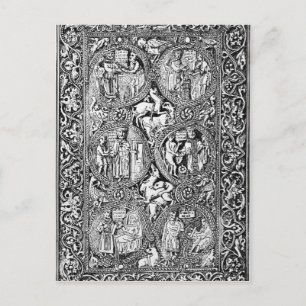 Eine Kopie des Psalters von Königin Melisende aus  Postkarte