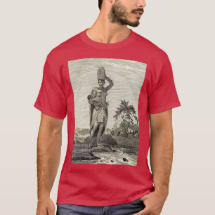 Eine Kora Hottentot Frau mit Krug auf dem Kopf T-Shirt
