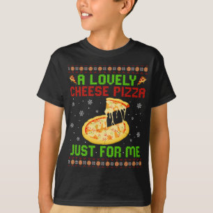 Eine köstliche Käse Pizza Funny Ugly Xmas Sweater T-Shirt
