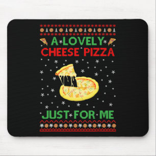 Eine köstliche Käsepizza Alone Fun Kevin X-mas Zuh Mousepad