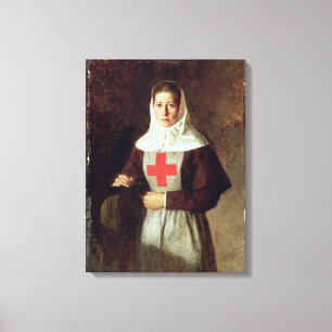 Eine Krankenschwester, 1886 Leinwanddruck