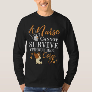 Eine Krankenschwester kann X nicht ohne ihre Corgi T-Shirt