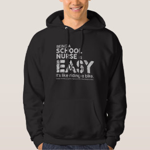 Eine Krankenschwester zu sein, ist einfach, als wü Hoodie