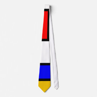 Eine Krawatte Mondrian-Stil abstrakter Kunst
