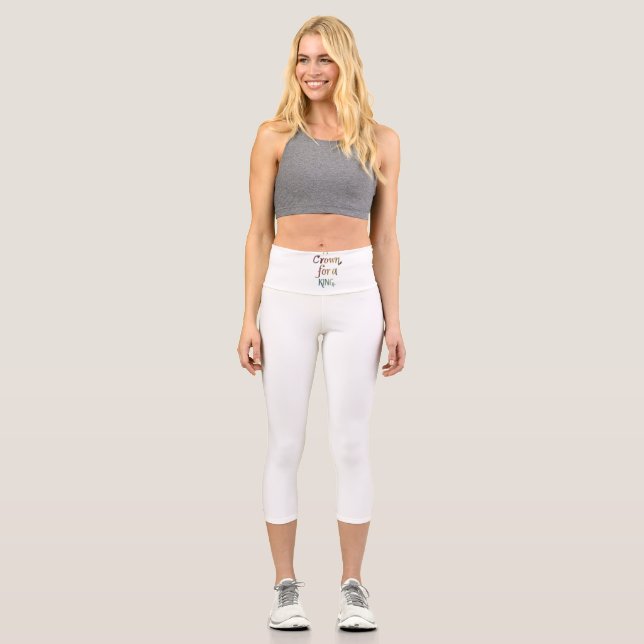 Eine Krone für einen König Capri Leggings (Vorderseite)