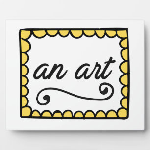 Eine Kunst Fotoplatte