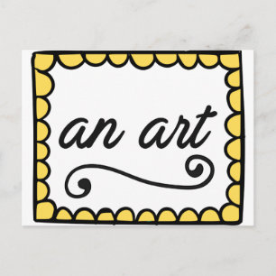 Eine Kunst-Postkarte Postkarte