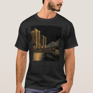 Eine Kunstausgabe von Baton Rouge T-Shirt