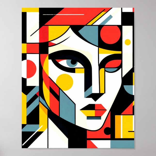 Eine Künstlerin eines Lady Poster (Vorne)