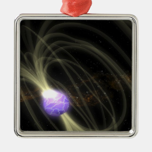 Eine künstlerische Konzeption des Magneten SGR 180 Ornament Aus Metall (Vorne)