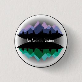"Eine künstlerische Visions-" Logo-Knopf Button
