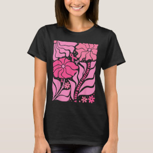 Eine Kur, die es wert ist, für Boho Blumenbrust zu T-Shirt
