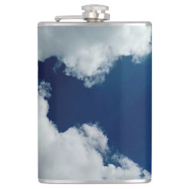 Eine Kurve in den Wolken Flachmann