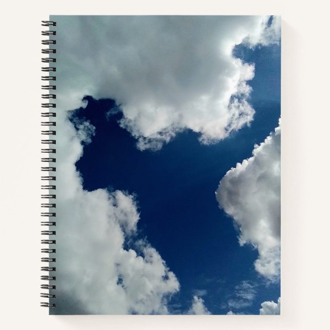 Eine Kurve in den Wolken Notizbuch (Vorderseite)