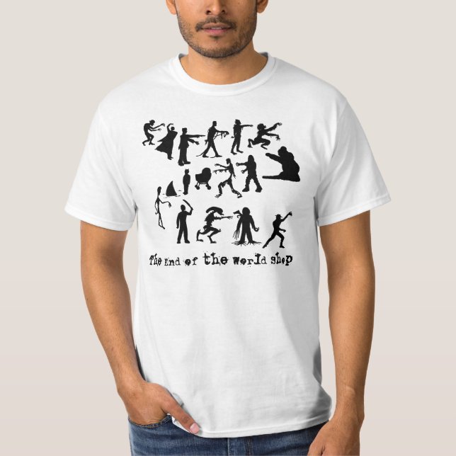 Eine kurze Geschichte des Horrors T-Shirt (Vorderseite)