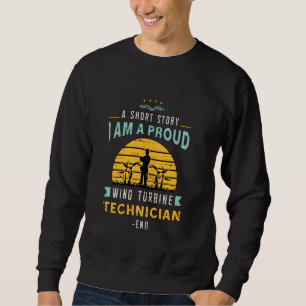 Eine Kurze Geschichte, ich bin eine stolze Windmüh Sweatshirt