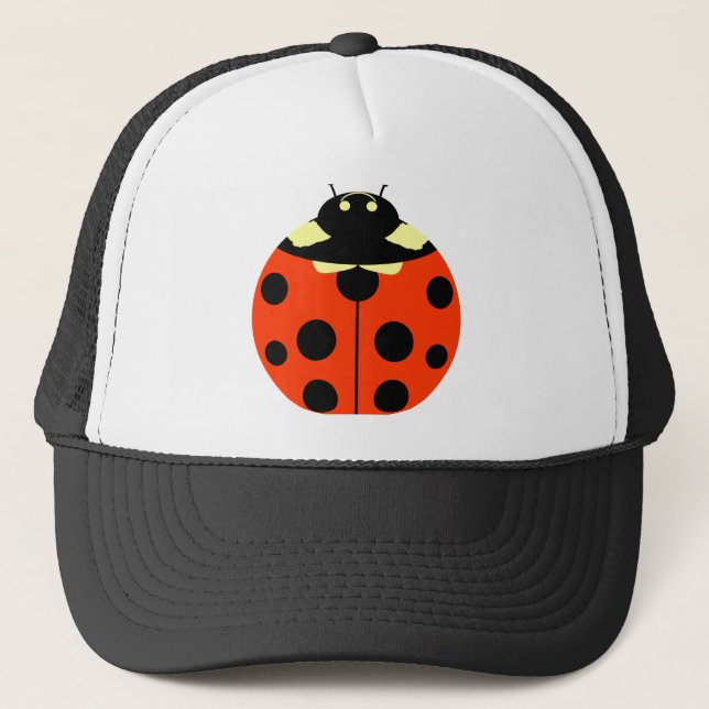 Eine Ladybug Truckerkappe (Vorderseite)